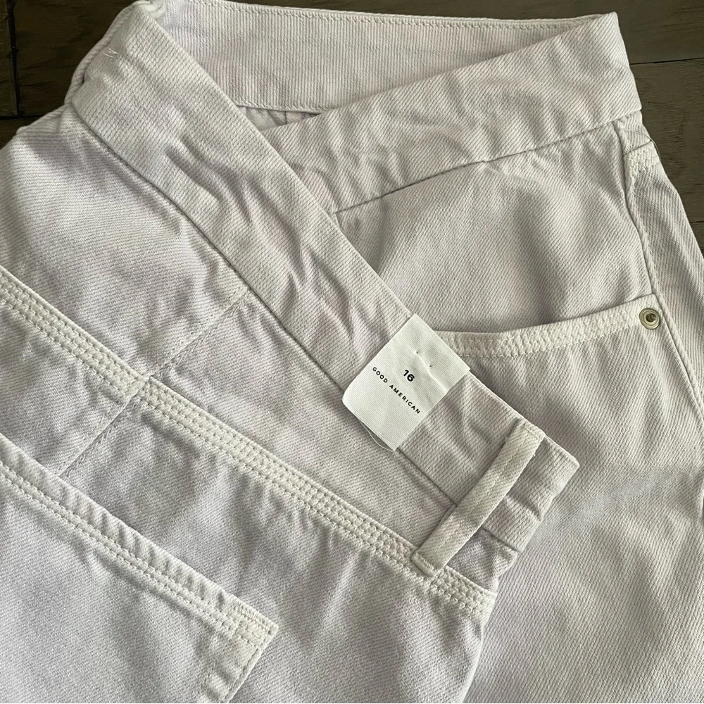 - Good American lavender straight leg jeans - Picture 5 of 5